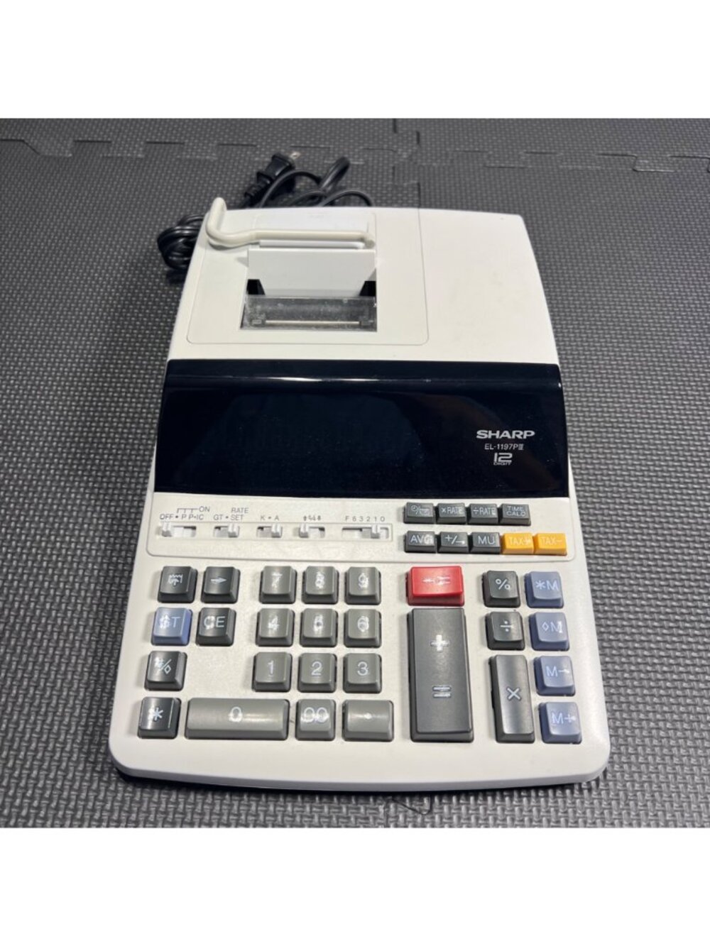 Sharp EL-1197P III 12-Digit Electronic Printing Desktop Calculator - Picture 5 of 5